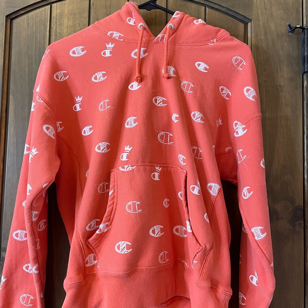 Coral Champion Sweatshirt